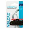 VELCRO Brand Reusable Ties Medium USB Charger & Powercord Black 3PCS