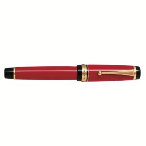 Pilot Custom Urushi Fountain Pen Red Barrel Medium Nib