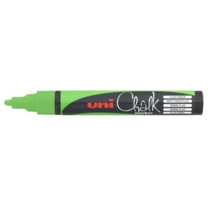 Uni Liquid Chalk Marker Bullet Tip PWE-5M Fluoro Green