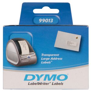 Dymo LabelWriter Transparent Large Address Labels Pk/260 SD99013