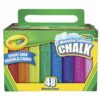 Crayola Washable Sidewalk Chalk 48 Pack