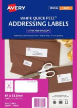 Avery White Mailing Inkjet Labels (J8159) 24/S 1200/Pack