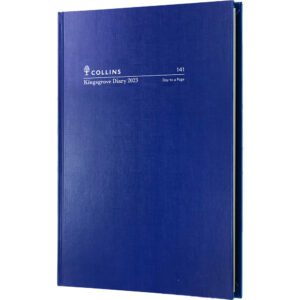 Collins 2023 Diary Kingsgrove 141.P59 A4 Day To Page Blue