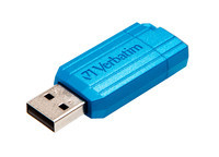 Verbatim Store'N'Go Pinstripe USB Drive 16GB Carribean Blue