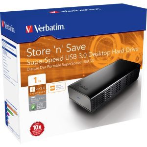 Verbatim 3.5" Store'N'Save Desktop Hard Drive USB - 3.0 1TB 47670