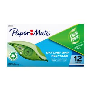 PM Liquid Paper Dryline Grip Recycled Correction Tape 5mm x 8.5mm