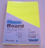 Fluroboard Yellow 250Gsm A3 Pk50