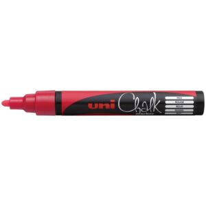 Uni Liquid Chalk Marker Bullet Tip PWE-5M Red