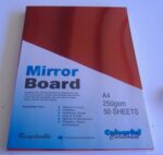 Foilboard A4 250gsm Red PK50