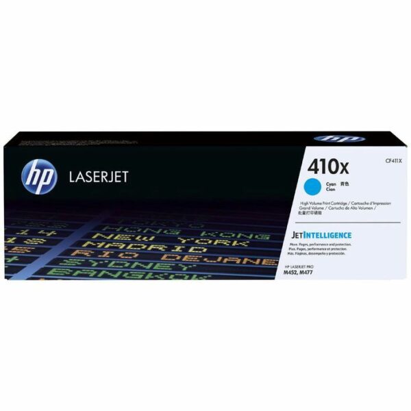 HP 410X High Yield Laser Cartridge Cyan