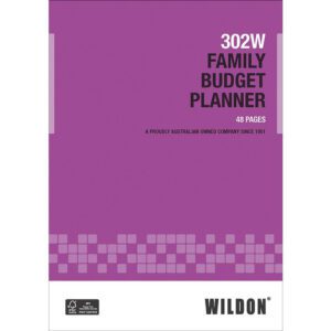 Wildon 302W Family Budget Planner 48 Pages