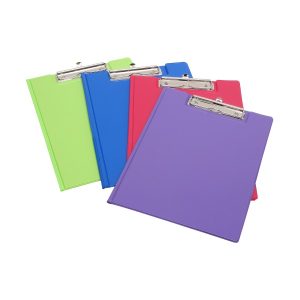 Marbig Summer Colour Clipfolders A4 PVC Orange