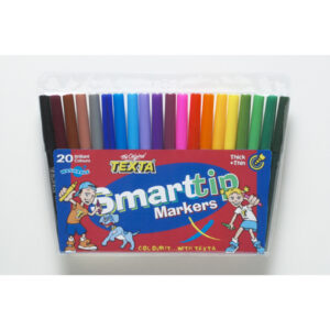Texta Smarttip Coloured Markers Assorted 20 Pack