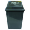 Cleanlink Rubbish Bin With Bullet Lid 25Litre Grey