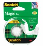 Scotch 122 Magic Invisible Tape & Disp 19mm x 16.5m