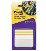 Post-it 686A-1BB Durable Hanging File Tabs Pk/24