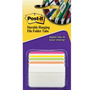 Post-it 686A-1BB Durable Hanging File Tabs Pk/24