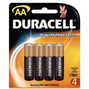 Duracell Coppertop AA Batteries Pk/4