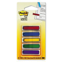 3M 684-ARR1 Post-it Arrow Flags 12mmX44mm 5 Colours