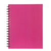 Spirax A4 Hard Cover Notebook 200 Page Pink
