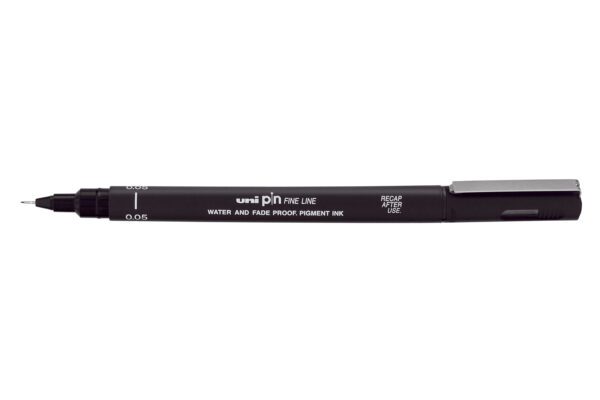 Uni Pin Fineliner Pen Black 0.05mm