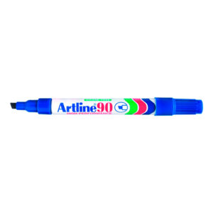 Artline 90 Permanent Marker Blue 12/Pack