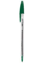 Bic Cristal Medium Pen Green Pk/12