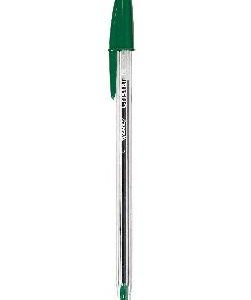Bic Cristal Medium Pen Green Pk/12