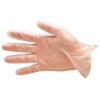 Gloves Clear Vinyl Lightly Powdered LARGE Box 100