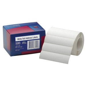 Avery Roll Address Labels - 89mm x 24mm 250/Pack