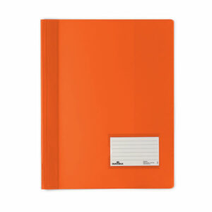 Durable Premium Flat File A4 Extra Wide Transluscent Orange
