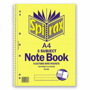 Spirax 596 5 Subject Notebook A4 Houndstooth SRT