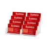 Esselte Business Card Holder Free Standing Landscape 4 Tier - 8 sections