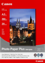 Canon Semi Gloss Photopaper  A3 20 Sheets 260gsm