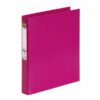Marbig 2D Ring Binder A4 25mm Pink Box of 6