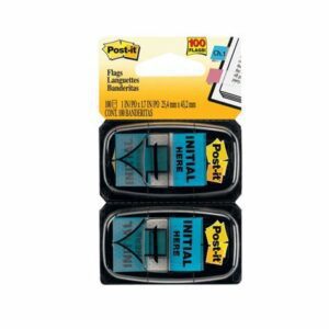 3M 680-IH2 Post-it 'Initial Here' Flags Twin Pack