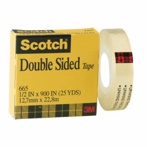 Scotch 665 Double Sided Tape 12.7mm x 22.8m