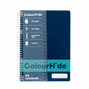Colourhide Notebook A5 200 Pages Navy