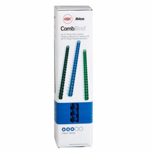 GBC Binding Comb 21 Loop Plastic 10mm Blue 100 Pack