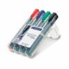 Staedtler Chisel Marker Wallet of 4