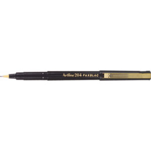 Artline 204 Faxblac Fineliner Pen 0.4mm Black
