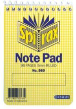 Spirax No.560 Notebook 112 x 76mm 96 Page