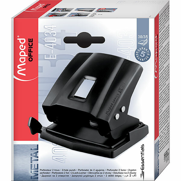 Maped Essentials 2 Hole Punch 35 Sheet