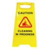 Cleanlink Safety Sign Cleaning In Progress Yellow
