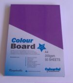 Colourboard Violet A4 210x297mm 50/Pack