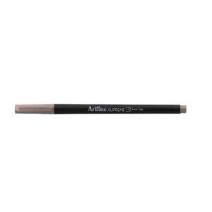 Artline Supreme Fineliner Pen 0.4mm Pastel Brown Pack 12