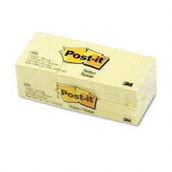 Post-it 653 Yellow Post-it Notes 35X48 12Pads/Pk