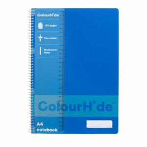 Colourhide Notebook A4 120 Pages Blue