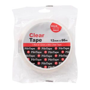 Pilot Clear Tape 12mm x 66mm 12 Pack