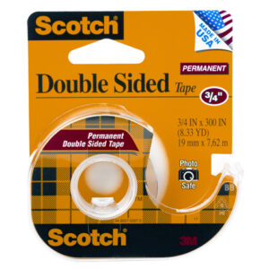 Scotch 237 Double Sided Tape & Disp 19mm x 7.6m
